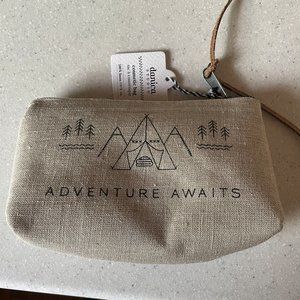 Danica Linen Cosmetic Bag NEW